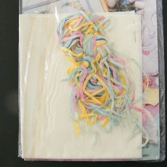 True Colors Ribbon Embroidery Baby Blessings Welcome To The World NEW OPEN PKG - Picture 8 of 12